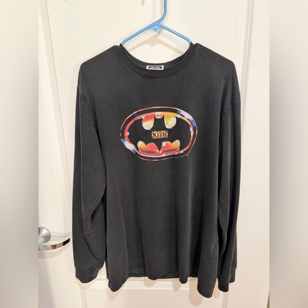 Kith Black Crewneck with Batman Logo